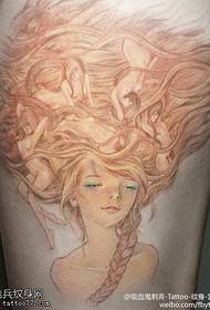 Yakanakisa musikana akanaka tattoo maitiro
