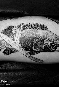 Tele tetování rybí filé