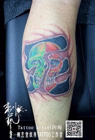 Tatuaggio di l'omi per gamba di personalità