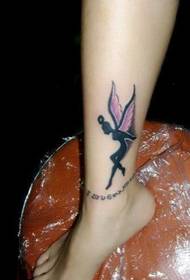 Bella immagine del tatuaggio del fatato del fiore di bello modo del vitello