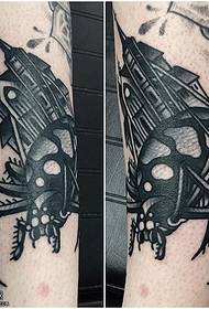 Been Käfer Schlass Tattoo Muster