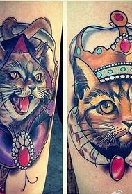 Slika licnosti boja mačke tetovaža uzorak slika