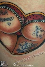 სექსუალური შარვალი tattoo ბარძაყზე