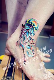 Palete ea tattoo ea jellyfish