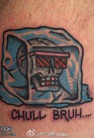 Modello di tatuaggio robotico gamba