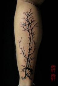 Слика на тетоважа на тотемно дрво слика на модата на нозете