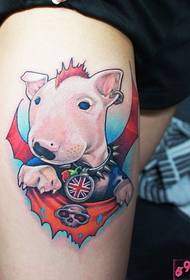 Quadres de tatuatges d'animals de colors bonics