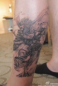 Pató de tatuatge de cames sol Wukong