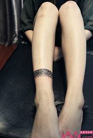 Prekrasne slike tetovaže osobnosti nogu visoke rezolucije