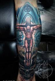 Татуировка с изображением ангела-хранителя