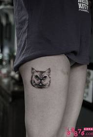 Jolie image de tatouage avatar chat