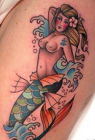 Beauty Beine Meerjungfrau Persönlichkeit Tattoo Muster Bilder