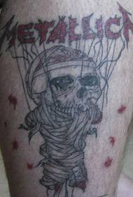 Foto tatuaggio mummia creativa vintage