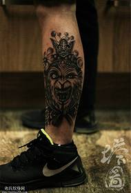 Osobnost nogu Qitian Dasheng Sun Wukong tetovaža slike