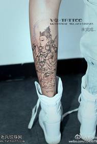 Padrão de tatuagem de Buda sagrado divino