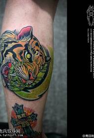 Gumbo ruvara tiger musoro tattoo pikicha