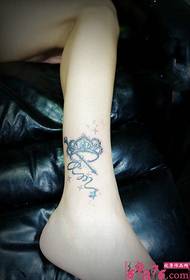 Gambar Crown Scepter Shank Tattoo