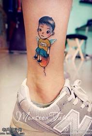 Been Faarf Cartoon Charakter Doll Tattoo Muster