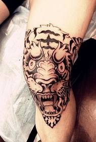 Gambar pola tato macan sikil sikil