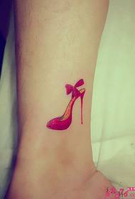 Fashion high heels foot tattoo pictures
