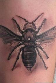 Alternatieve vlieg tattoo patroon foto