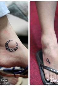 Cool dominantní symbol tetování vzor
