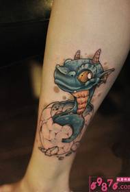 Törött héjú baba borjú aranyos tetoválás képek