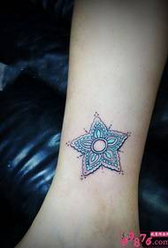 Cheville image de tatouage de style indien