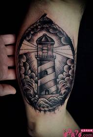 Imagem de tatuagem de bezerro farol personalidade