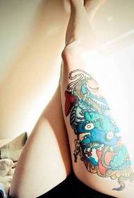Ti dicono che anche il tatuaggio sulla gamba è una tentazione