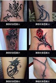 Piedi di ragazze tatuaggio piccolo modello immagine