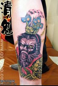 Колір ноги татуювання Qitian Dasheng Sun Wukong