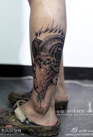 ຮູບແບບ tattoo antelope ທີ່ມີອາຍຸຍືນ