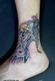 Lucky Spirit Fairy Crane Tattoo Muster