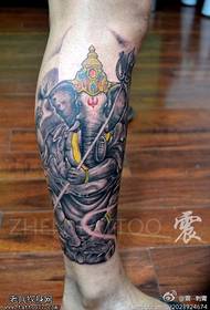 Leg black gray bag back image god tattoo picture