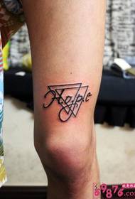 Triyang kreyatif jenou foto angle tatoo