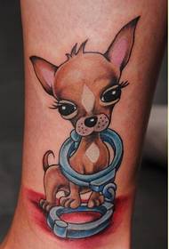 Tsarin tattoo chihuahua na mata don jin daɗin hoton