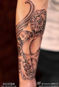 Arms Statue Passion Prometheus Tattoo Pattern
