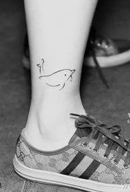 Iphethini elula nephanayo dolphin tattoo