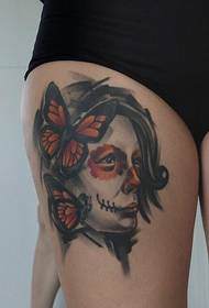 Picha ya mhusika tabia ya picha ya tattoo