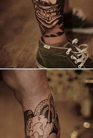 Tradisional bunga peony shank tato gambar