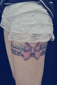 Beautiful women's legs popular beautiful tattoo pictures recommended pattern pictures