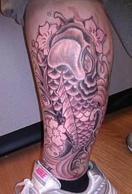 Bellissimu tatuu di calamar classicu di vitellu