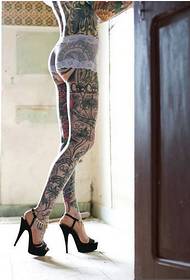 Smukke tatovering smukke balder høje hæle billeder
