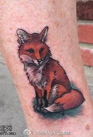 Pátrún dath cos sionnach tattoo