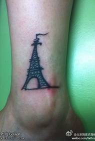 Tajemný vzor grand tower tetování