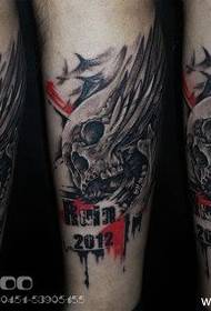Vultus instar skull tattoo