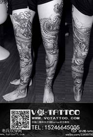 Motivo tatuaggio drago grand air