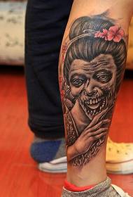 Нишони Tattoo, тавсия диҳед, ки гӯсолаи гармидиҳандаи гейша