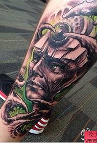Ceg ceg cev duab ua haujlwm tattoo ua haujlwm